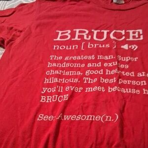 Port and Company Red Graphic Tee